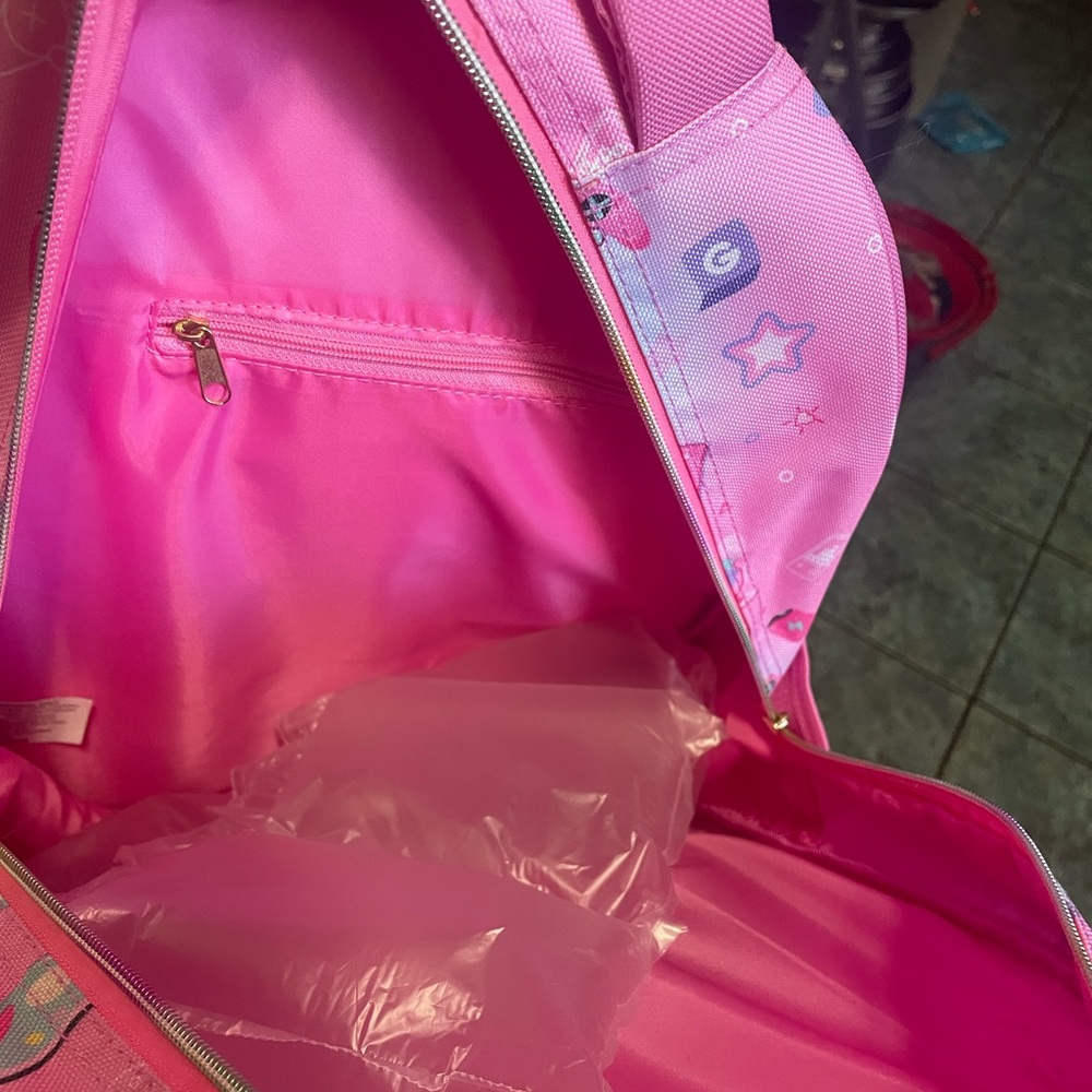 Pink Gamer Kids Backpack with Fun Graphics - Picture 6 of 6